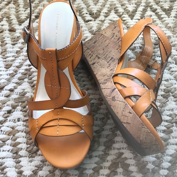 Etienne Aigner Shoes - Etienne Aigner Villa Cork Wedge Heels